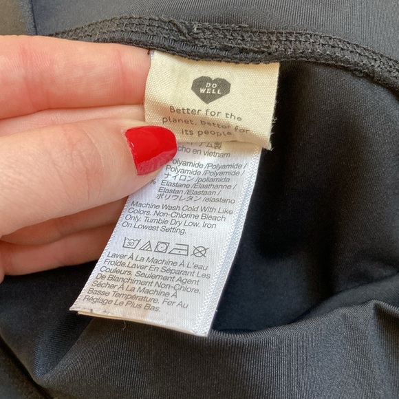 Madewell MWL Form Leggings 25" Inseam High Rise Black Women’s Size Large - Picture 4 of 6